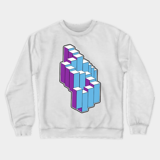 Geometric Shape Crewneck Sweatshirt by nickemporium1